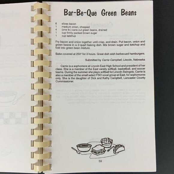 Nebraskas Kitchen Kids Cookbook Compiled by Kelly Moore Guenzel 1994 Spiral - Picture 8 of 13